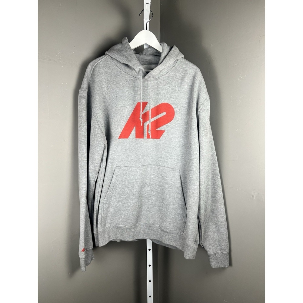 K2 Loud and Proud Men's L Heather Grey Pullover Hoodie Ski Snowboard Sweatshirt
